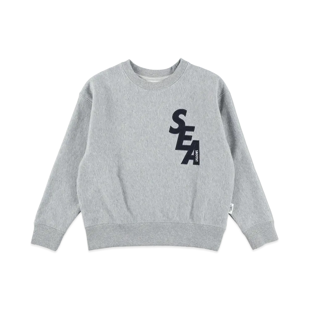 WIND AND SEA x Smoothy Crew Neck Sweat Shirt "H_Gray"