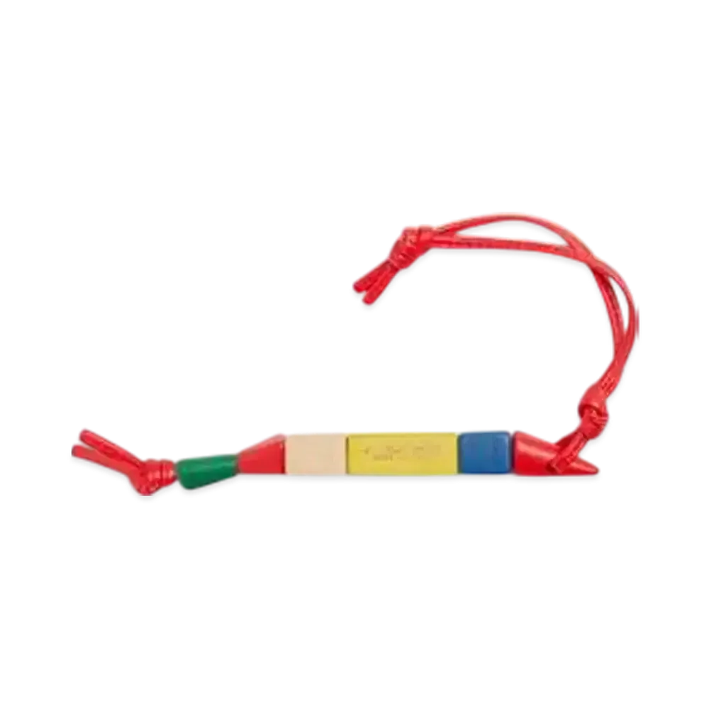 Bottega Veneta Wooden Toy Charms "Redstone/Pinocchio"