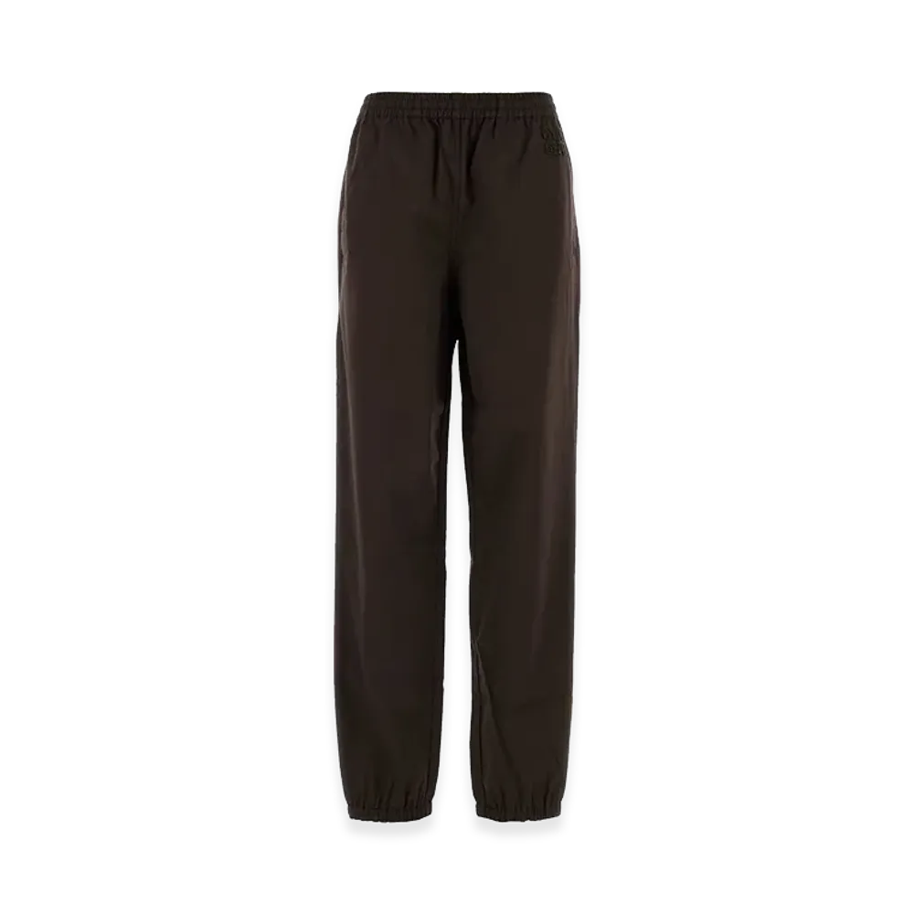 MIU MIU Women's Twill Joggers "Brown/Chocolate"