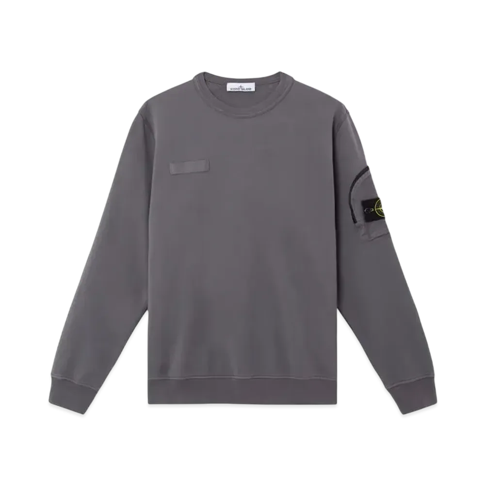 Stone Island 6100003 Cotton Fleece "Charcoal Gray"
