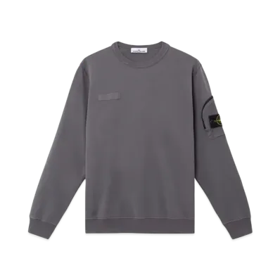 Stone Island 6100003 Cotton Fleece "Charcoal Gray"