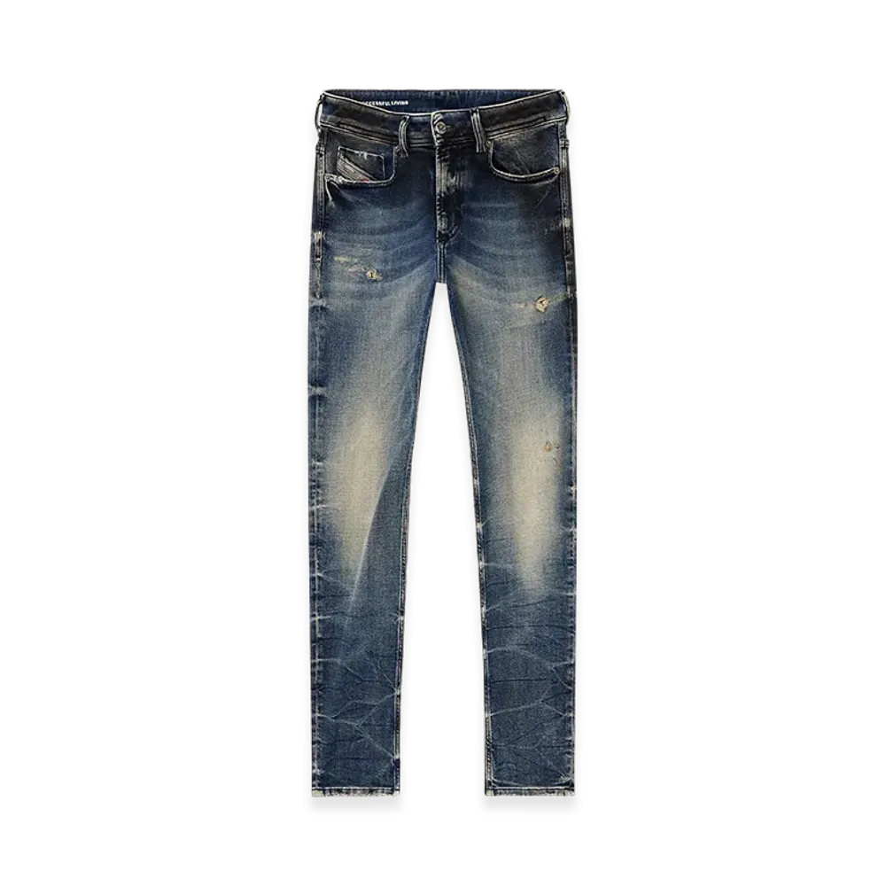 Diesel Skinny Jeans 1979 Sleenker 09n15 Denim Pants "Medium Blue"