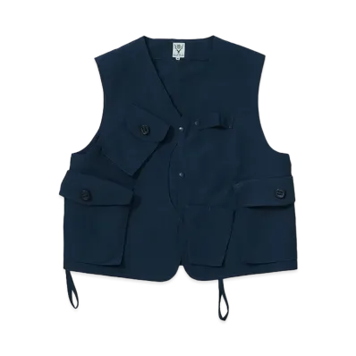 KEBOZ x SOUTH2 WEST8 Tenkara Vest "Navy"