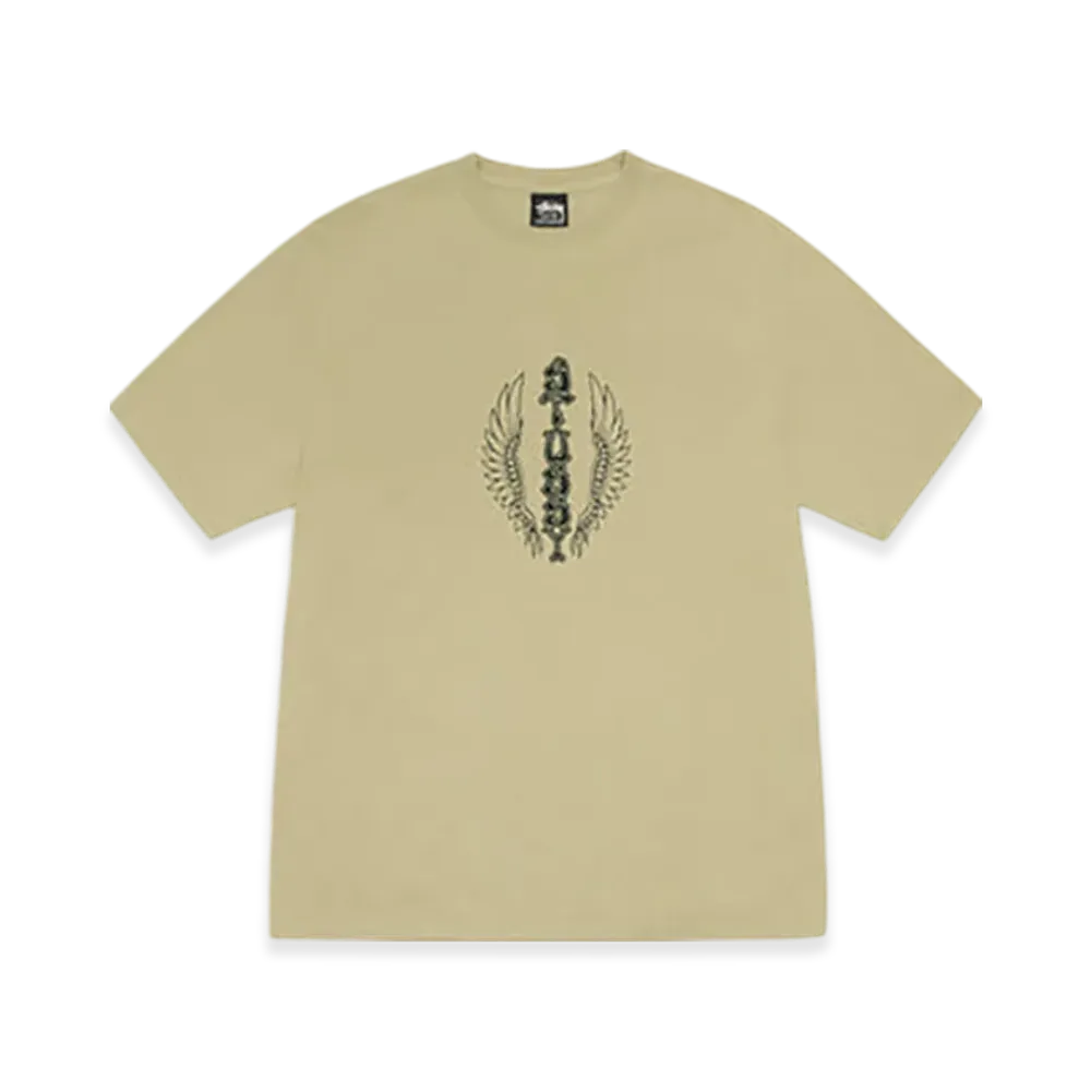 Stussy Wes Wings Tee Pigment Dyed "Elm"