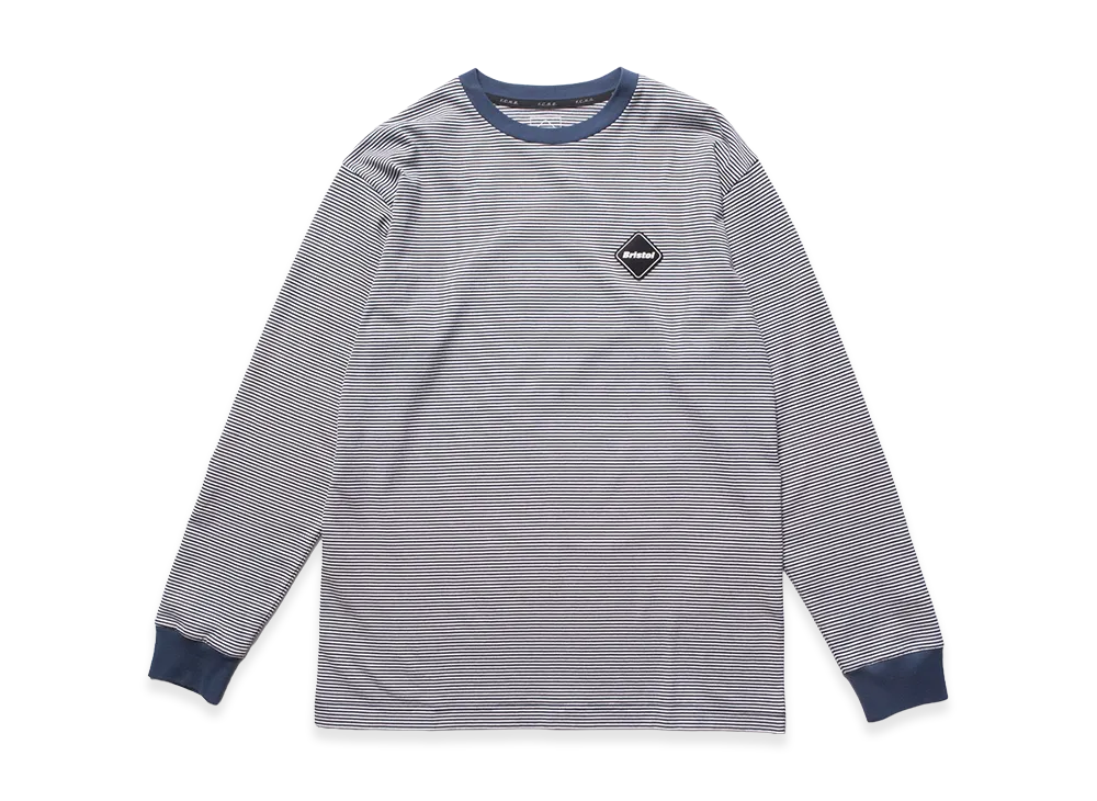 F.C.Real Bristol Border L/S Tee "Navy"