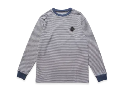 F.C.Real Bristol Border L/S Tee "Navy"