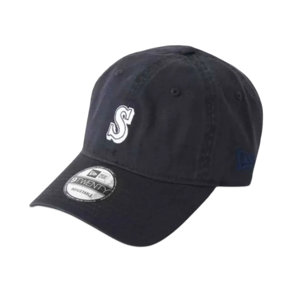 NEW ERA for green label relaxing Special Order 9Twenty Old Logo Baseball Cap "Navy3"