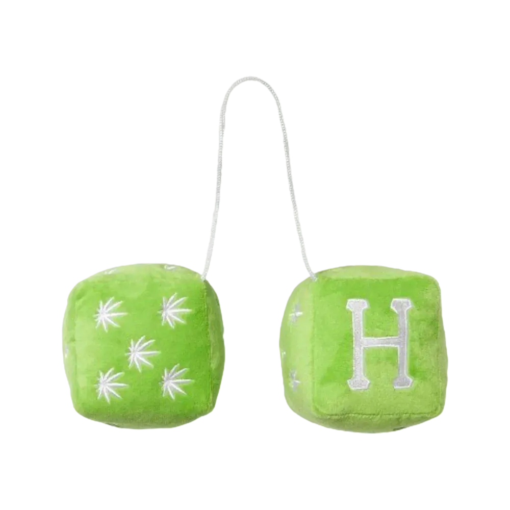 HUF Plant Life Fuzzy Dice "Huf Green"