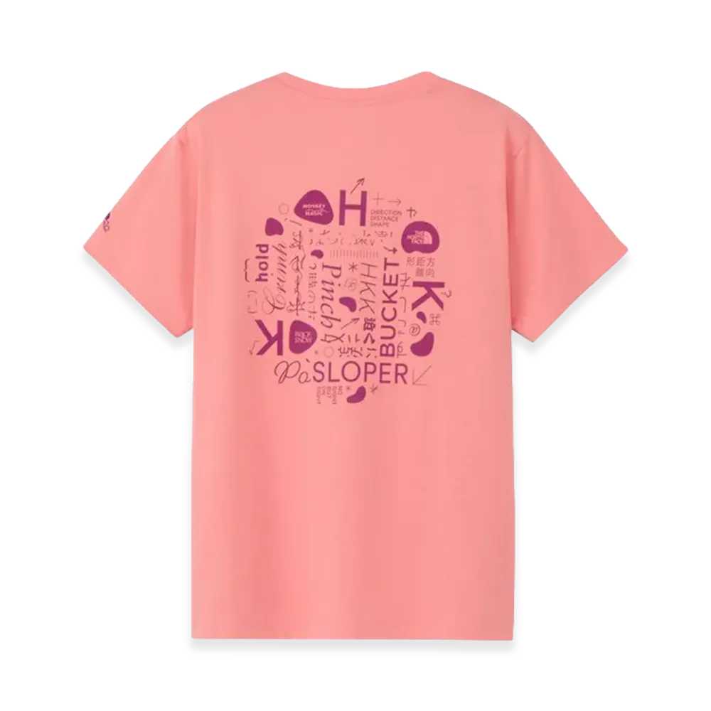 The North Face Women's Short Sleeve TNF Monkey Magic Tee "Coral Crush"