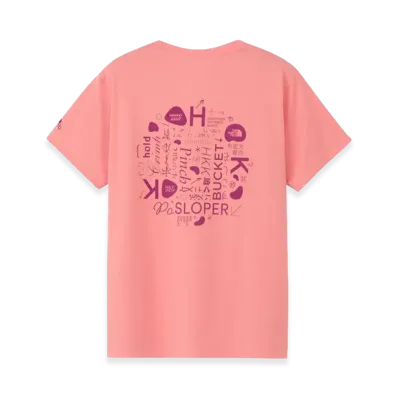The North Face Women's Short Sleeve TNF Monkey Magic Tee "Coral Crush"
