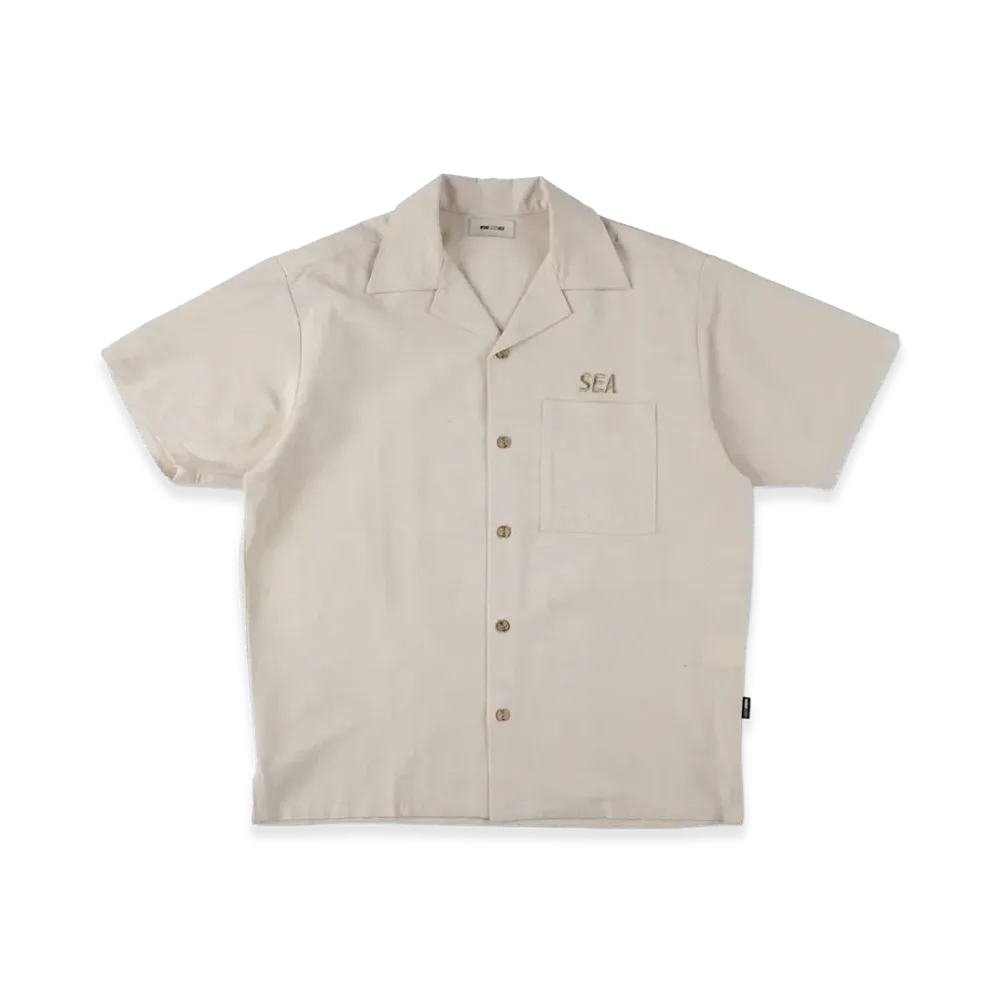 WIND AND SEA Sea Linen Shirt "Natural"