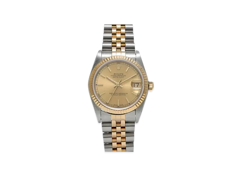 ROLEX Datejust "Champagne/Stainless Steel/Yellow Gold"