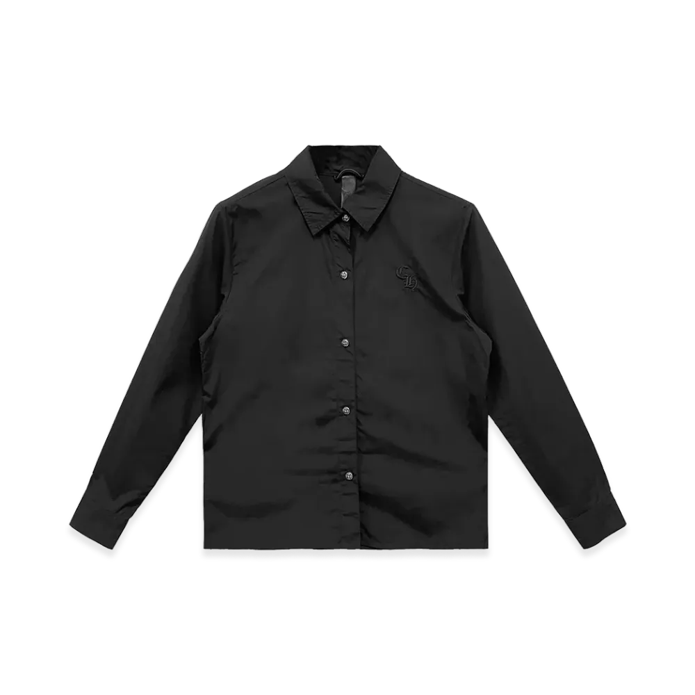 Chrome Hearts CH Logo Embroidery L/S Shirt "Black"