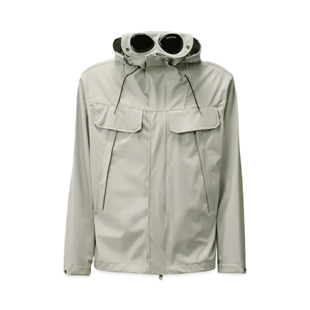 C.P. Company Shell-R Double Pocket Goggle Jacket "Blue Fox Grey"