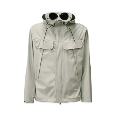 C.P. Company Shell-R Double Pocket Goggle Jacket "Blue Fox Grey"