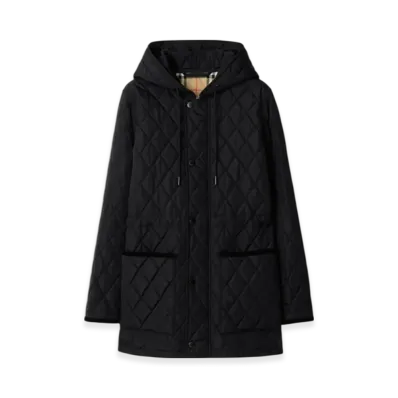 Burberry Quilting Nylon Parka "Black/Sand"