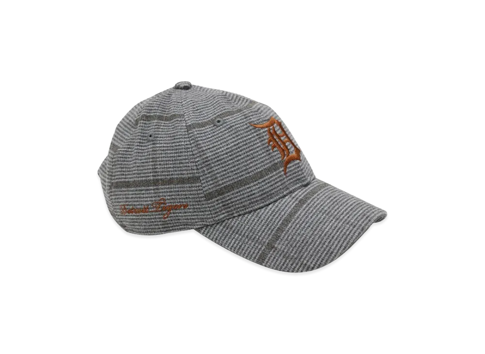 NEW ERA x THE CAP 9Twenty Woven Scorch Detroit Tigers "Charcoal Grey/Check"