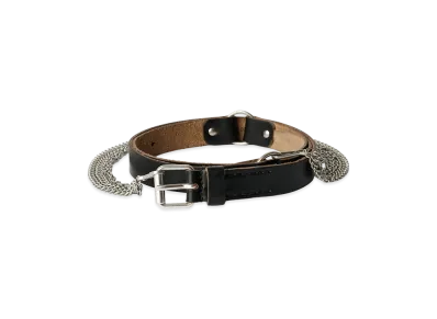 OUR LEGACY Women's Chain Belt "Black Chromexcel Leather"