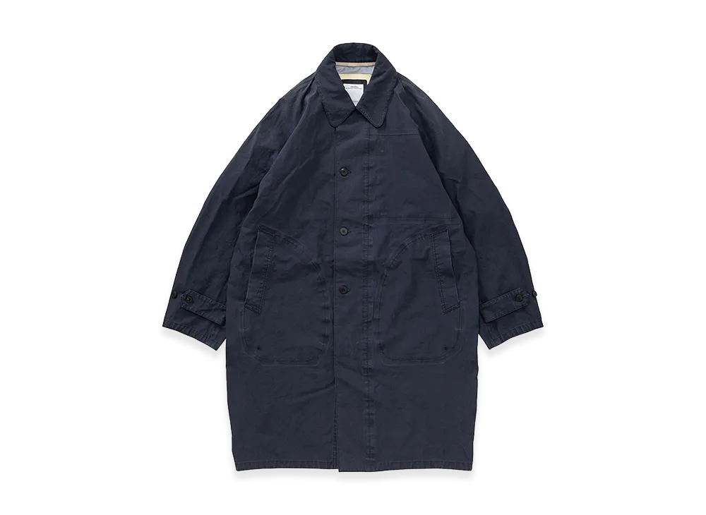visvim Henderson Parka 3L DMGD "Navy"