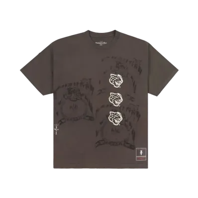 Travis Scott x M&N x Southern University Seal Tee "Brown"