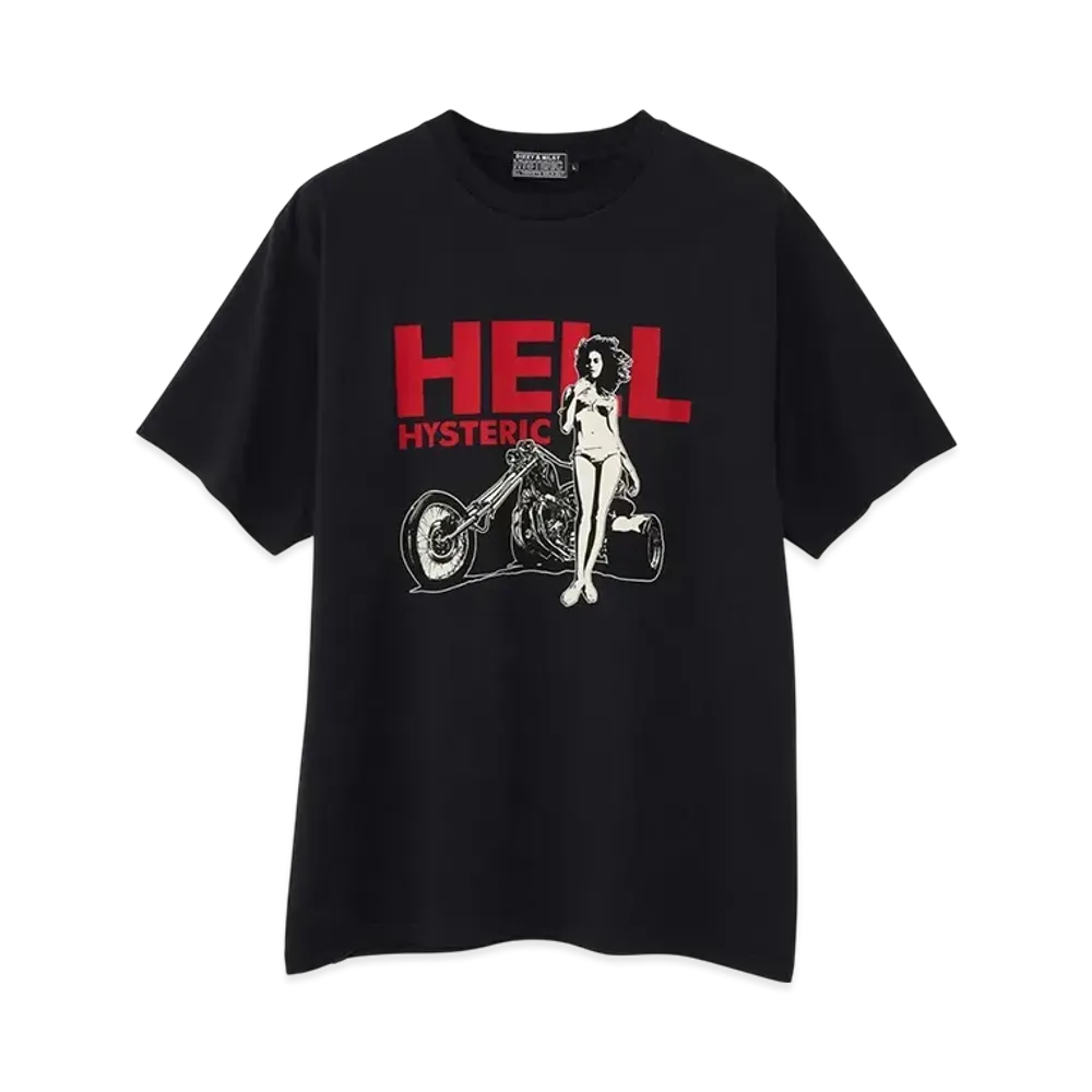HYSTERIC GLAMOUR Hell Hysteric T-Shirt "Black"