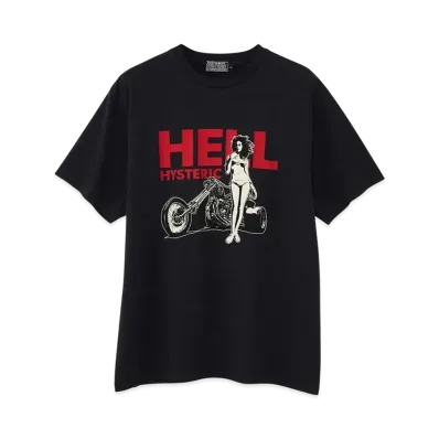 HYSTERIC GLAMOUR Hell Hysteric T-Shirt "Black"