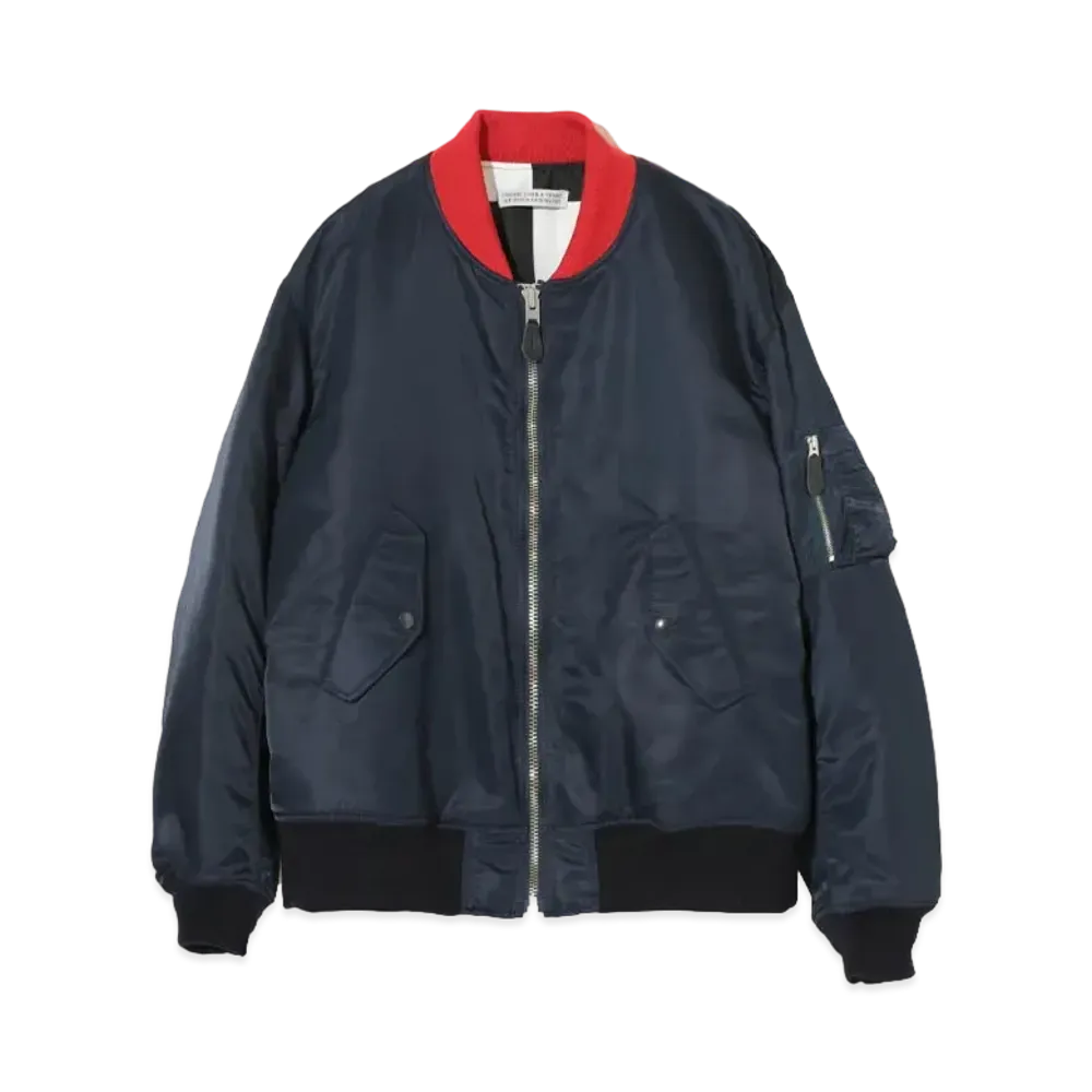 UNDERCOVER x FRAGMENT Women's Nylon Ma-1 Jacket "Navy"