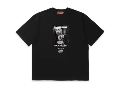 APHRODITEGANG x BUDSPOOL Blueprint The Records S/S Tee 02 "Black"