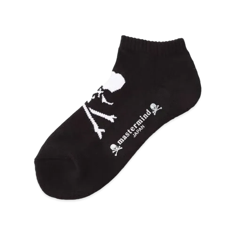 mastermind JAPAN Skulls Socks "Black White"
