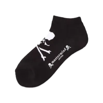 mastermind JAPAN Skulls Socks "Black White"