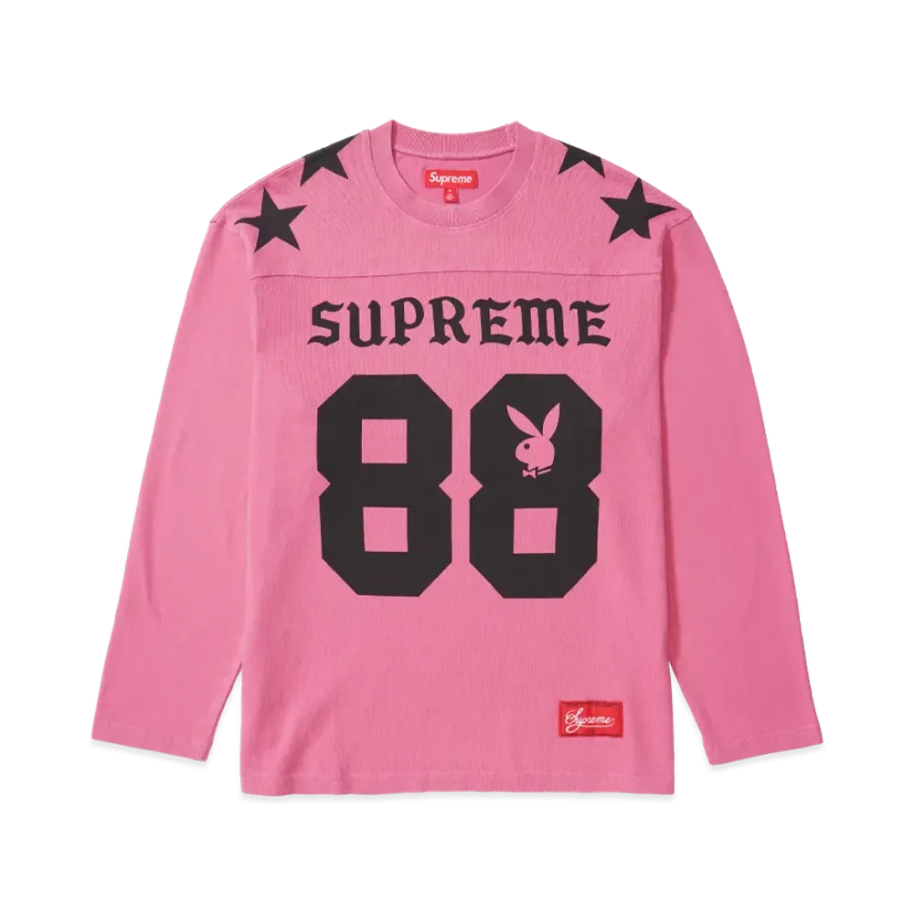 Supreme x Playboy L/S Football Top "Pink"