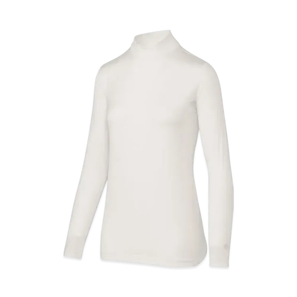 Goldwin Cooling Mockneck Long Sleeve (C3 Fit/Ladies) "White"
