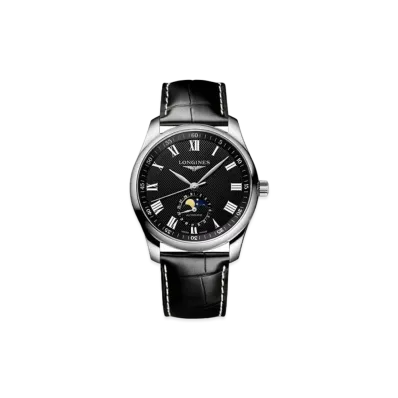 Longines Master Collection 40.00mm "Black Barleycorn/Stainless Steel/Black" L2.909.4.51.7