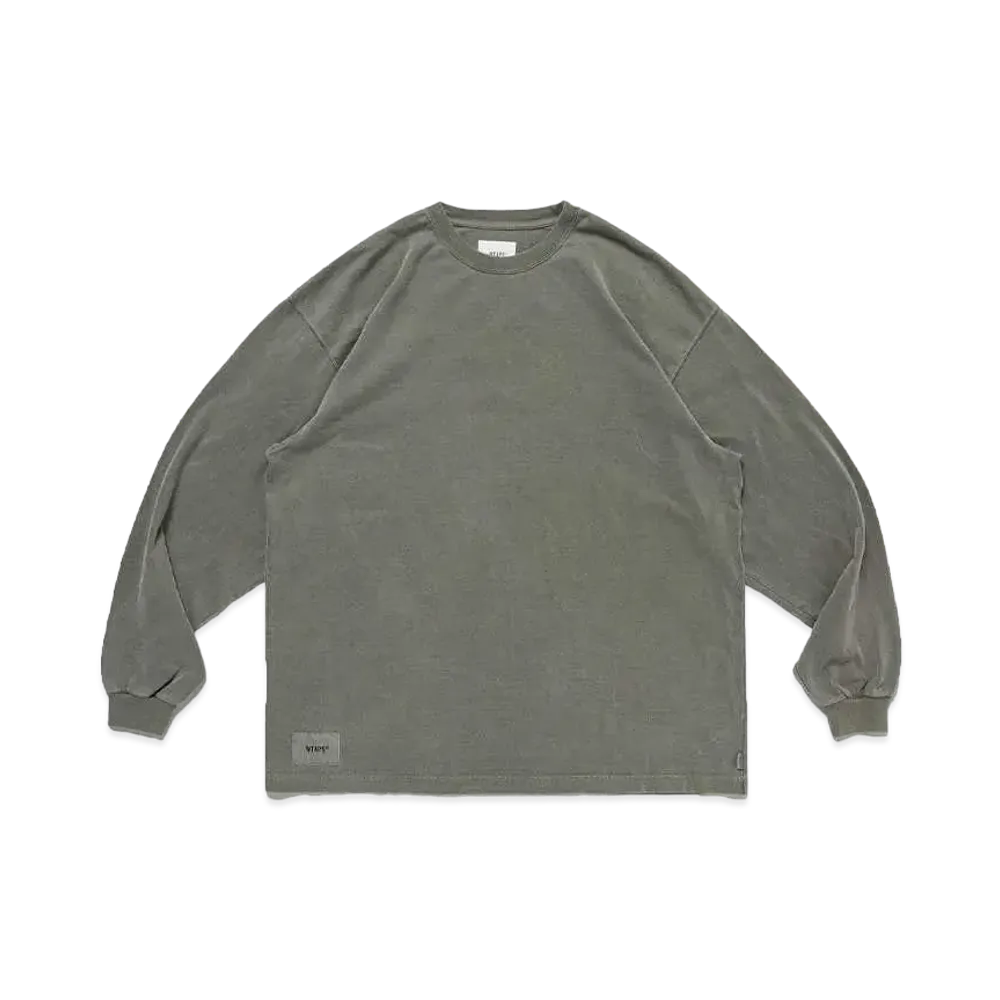 WTAPS AII 03 / LS / Cotton. Sign "Olive Drab"