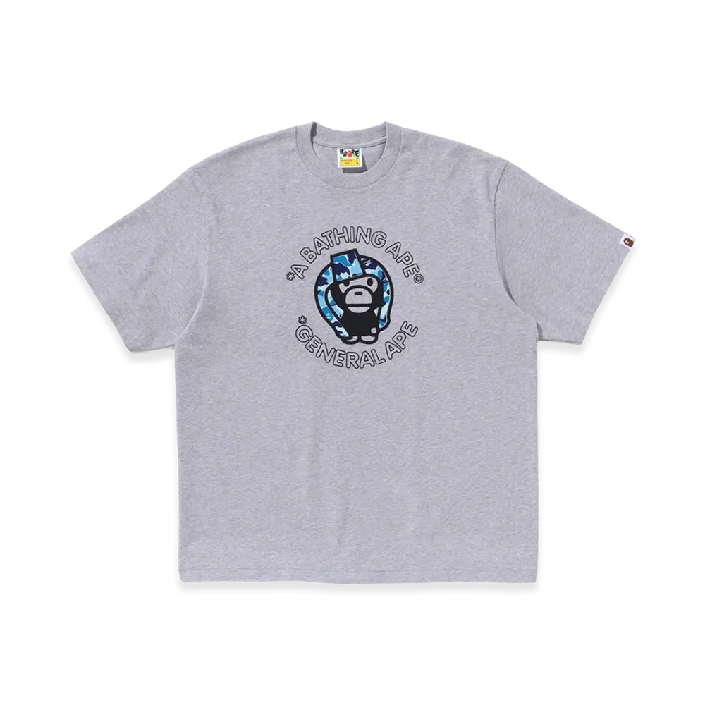 A BATHING APE ABC Camo Baby Milo Relaxed Fit Tee "Gray"