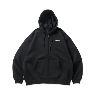 TIGHTBOOTH Logo Zip Hooded Sweat Shirt "Black"