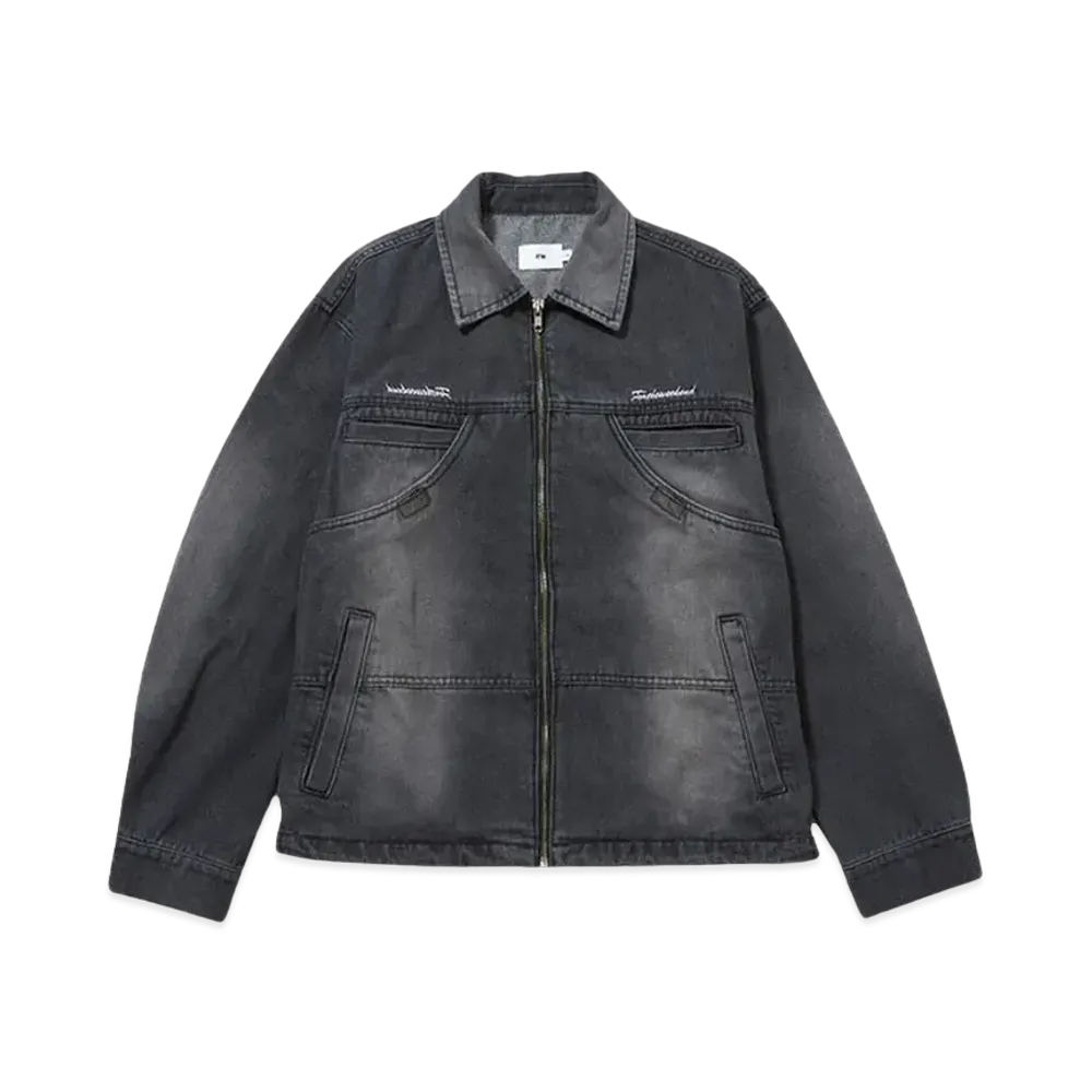 FTW DENIM TRUCKER JACKET "BLACK"