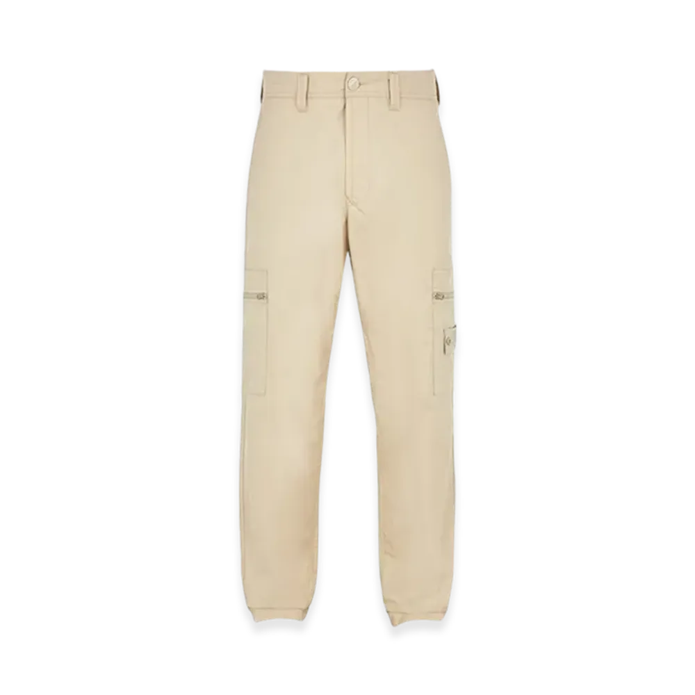Stone Island 319F1 Weatherproof Cotton Canvas Ghost Piece Regular Fit Cargo Trousers - 24SS "Beige"