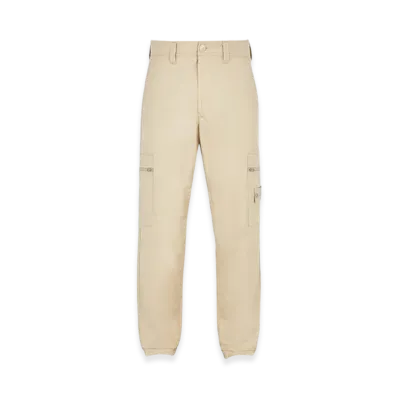 Stone Island 319F1 Weatherproof Cotton Canvas Ghost Piece Regular Fit Cargo Trousers - 24SS "Beige"