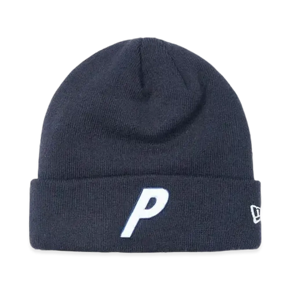PALACE New Era P Beanie "Navy"