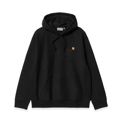 Carhartt WIP Hooded American Script Sweat "Black"