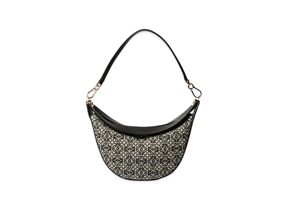 LOEWE Luna Small Anagram Bag "Navy/Black"