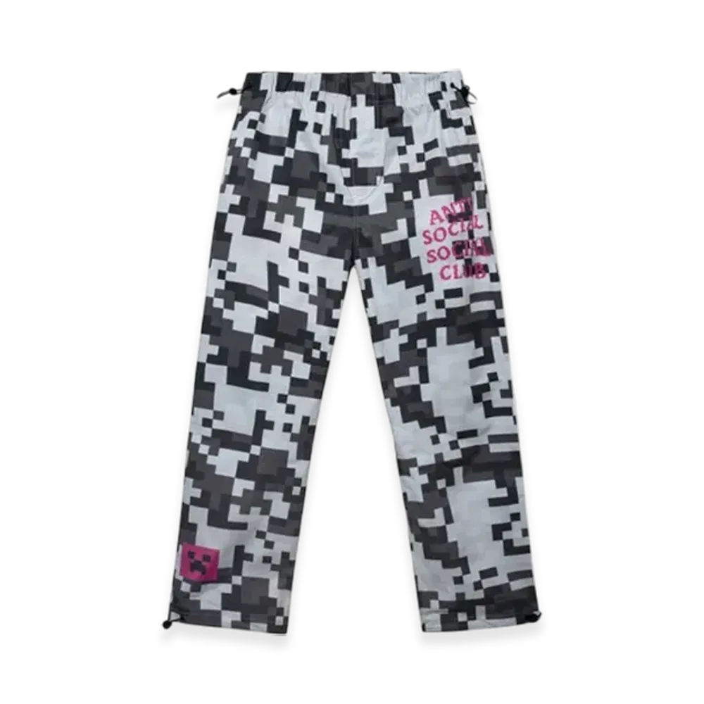 ANTI SOCIAL SOCIAL CLUB x Minecraft Pixel Camo Cargo Pant "Grey"