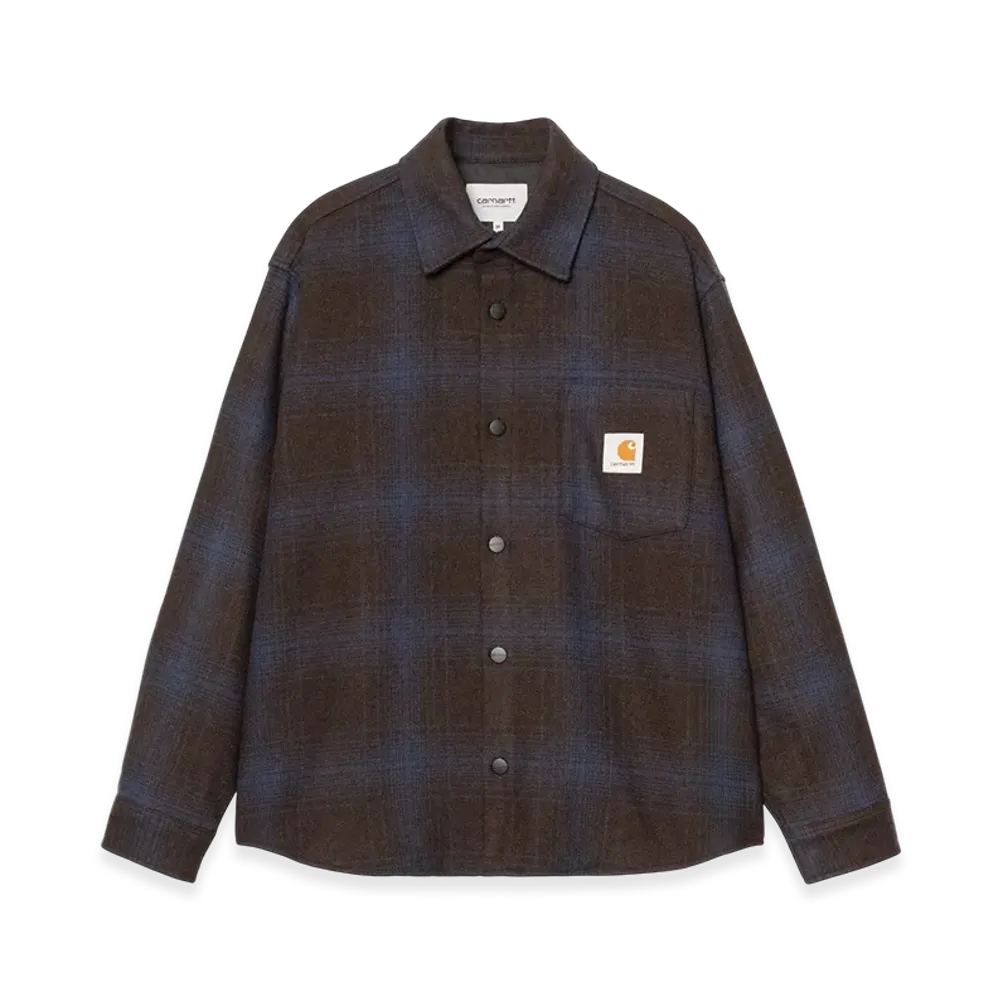 Carhartt WIP Brennan Shirt Jac "Brennan Check Palisander/Jupiter"