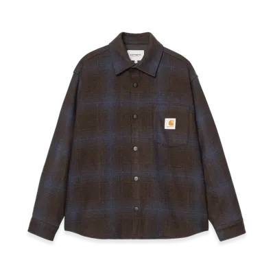 Carhartt WIP Brennan Shirt Jac "Brennan Check Palisander/Jupiter"