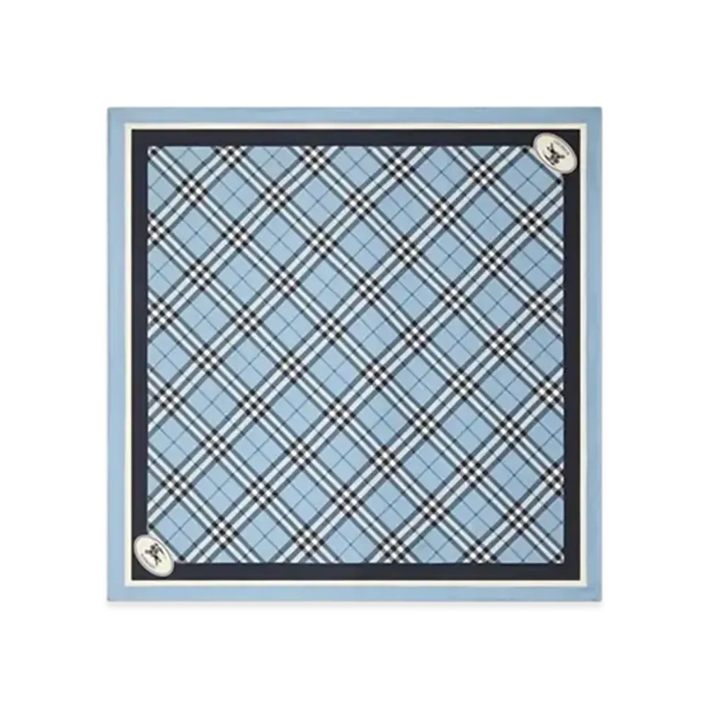 Burberry Check Silk Scarf "Bank"