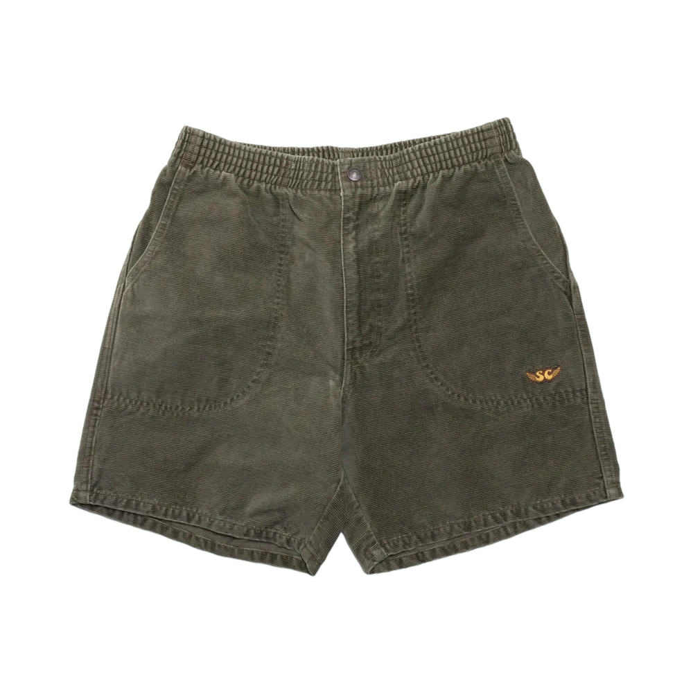 Subculture Surfers Corduroy Shorts "Olive"