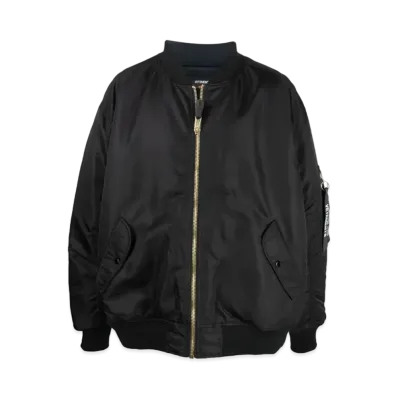 VETEMENTS Over Size Bomber Jacket "Black"