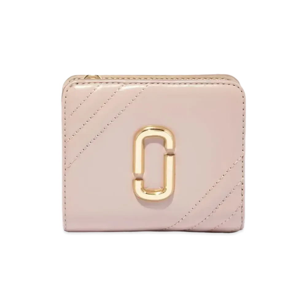 Marc Jacobs The Glam Shot Mini Compact Wallet "Adobe Rose"