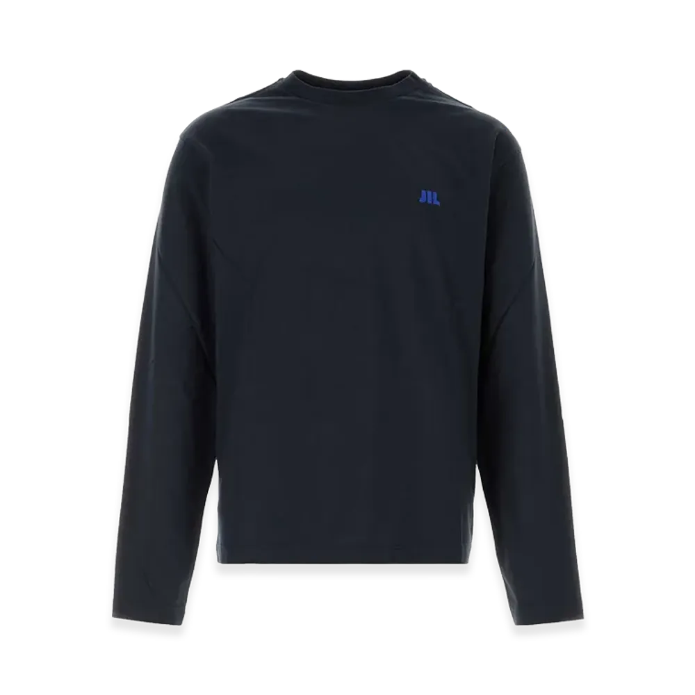 Jil Sander Cotton T-Shirt "Midnight Blue"